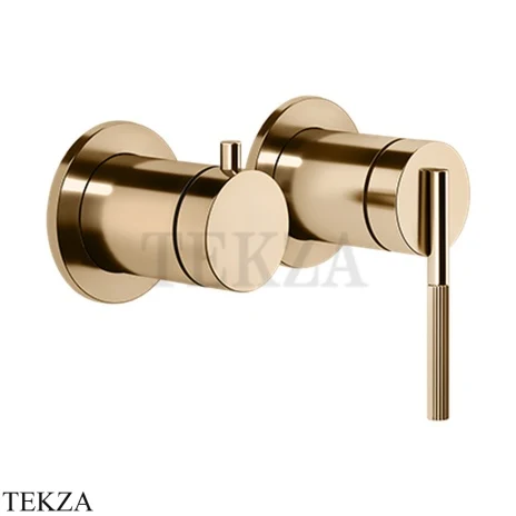 Gessi INGRANAGGIO Смеситель для душа, 2 потока, внешняя часть 63580-735, Warm Bronze PVD