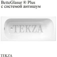 BETTE BETTEFORM Встраиваемая прямоугольная ванна сталь, 2949-000 AD PLUS, антишум, BetteGlasur ® Plus, белый глянец