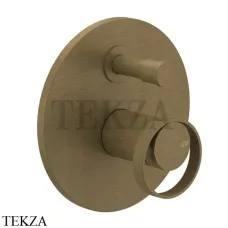 Gessi ANELLO Смеситель для душа круглый, на 2 потока 63377-713, Antique Brass Gessi ANELLO Смеситель для душа круглый, на 2 потока 63377-713, Antique Brass