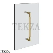 Gessi Shower G Rigato Ручка-держатель на стекло 30 см 67523-710, Brass PVD