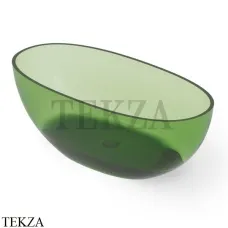 Dea Design Nature Ванна отдельностоящая овальная 165x80 Glasstech DD8628 1650 R3, Emerald R3