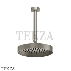 Gessi Inverso RIGATO Верхняя душевая лейка с кронштейном под размер 63550-149, Finox Brushed Nickel
