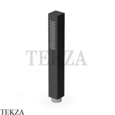 Zucchetti Ручной душ однорежимный стержневой квадратный Z94748.P81, brushed total black PVD