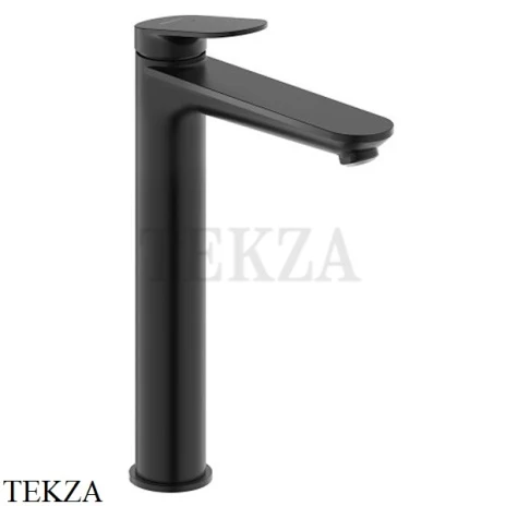 Duravit Wave Смеситель для раковины XL, с донным клапаном WA1040002046, черный матовый