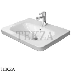 Duravit DuraStyle Раковина накладная на мебель, с переливом 2320650000, белый глянец