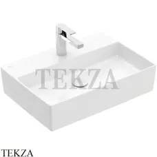 Villeroy & Boch Memento 2.0 Раковина накладная 60, на 1 или 3 отверстия, без перелива 4A076101, белый глянец