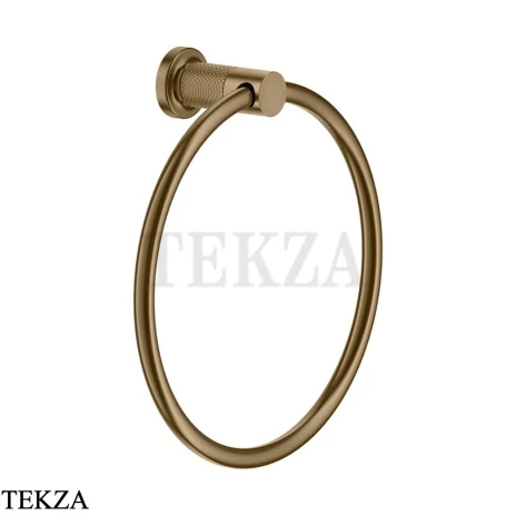 Gessi INCISO accessories Держатель для полотенца кольцевой 58509-791, Deep Bronze Br. PVD