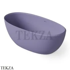 Dea Design Nature Ванна отдельностоящая овальная 165x80 Solid Surface DD8639 1650 14, Lilac №14