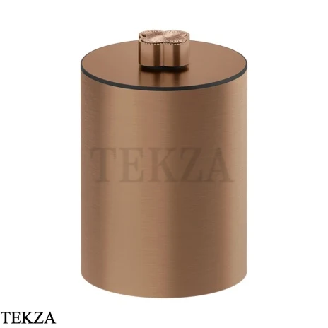 Gessi Ludovica Ведёрко, корзина для мусора с крышкой crystals 76690-708, медь Brushed