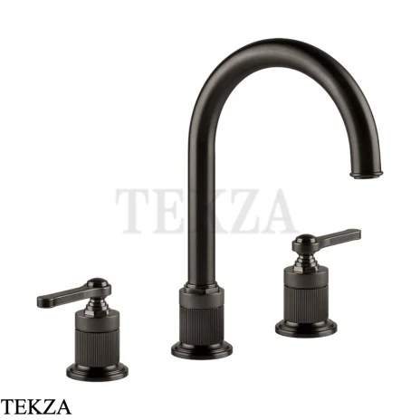 Gessi VENTI20 Смеситель для раковины зонтичный, без донного клапана 65016-707, Black Metal Brushed PVD