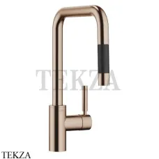 Dornbracht Meta Square Смеситель для кухни Pull-down функцией душа 33870861-42, Brushed Bronze