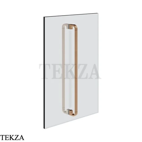 Gessi Perle Полотенцедержатель для крепления на стекло, 60 см 74635-708, медь Brushed