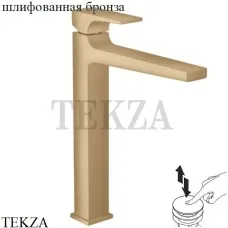 Hansgrohe Metropol Смеситель для раковины 260, с донным клапаном Push-Open 32512140, Brushed Bronze