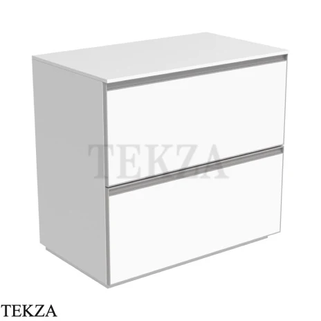 Flaminia Cubika модуль хранения напольный 85×50×78,5 см, 2 ящика, белый матовый