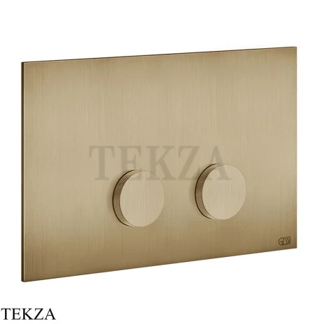 Gessi ANELLO Клавиша смыва для инсталляции SANIT, Villeroy&Boch 54631-726, Warm Steel Br. PVD
