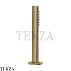 Gessi Душевой комплект на борт ванны, шланг, держатель 63327-726, Warm Bronze Br.