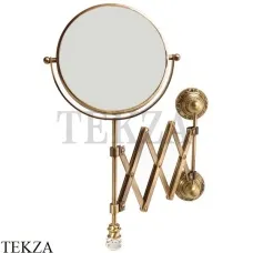 Migliore Cristalia SWAROVSKI Косметическое зеркало с 3х кратным увеличением 16772, бронза classic