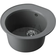 Omoikiri Miya 50-R Кухонная мойка Tetogranit круглая 4993511 платина