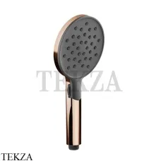Gessi Shower Душевая лейка 3-х позиционная с черным диском 47350-030, Copper глянец