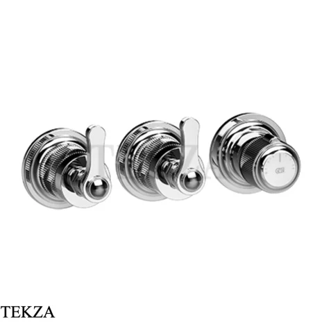 Gessi VENTI20 Термостат для душа, 2 потока, внешняя часть 65334-031, хром глянец