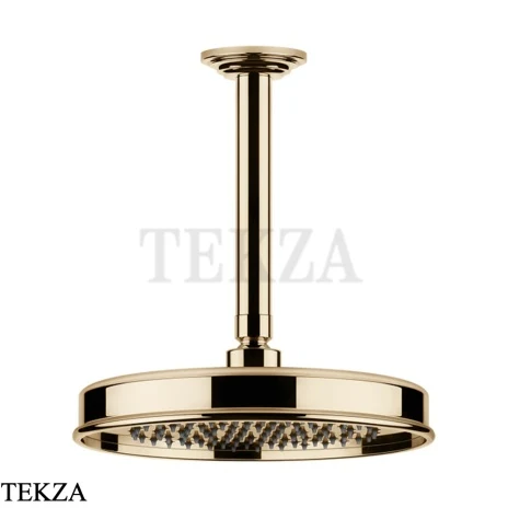 Gessi VENTI20 Верхний душ 200 с потолочным креплением под размер 65150-735, Warm Bronze PVD