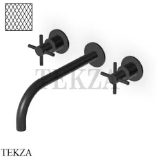 Zucchetti Helm Diagonal Смеситель для раковины, внешняя часть ZHM761.XP81G3, brushed total black PVD