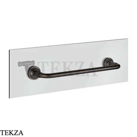 Gessi VENTI20 Полотенцедержатель для крепления на стекло, 30 см 65511-707, Black Metal Brushed PVD