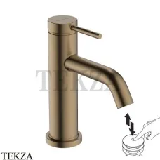 Hansgrohe Tecturis S Смеситель для раковины 80 CoolStart, с донным клапаном 73302140, Brushed Bronze Hansgrohe Tecturis S Смеситель для раковины 80 CoolStart, с донным клапаном 73302140, Brushed Bronze