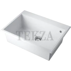 Omoikiri Tedori 68 Кухонная мойка Tetogranit прямоугольная 4993967 белый