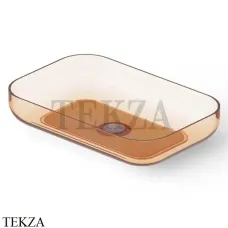 Dea Design Washbasins Раковина настольная 58х38 см Glasstech DD9103 580 R1, Sunset R1