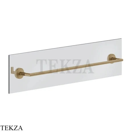 Gessi ANELLO Полотенцедержатель для крепления на стекло, 60 см 63828-726, Warm Steel Br. PVD