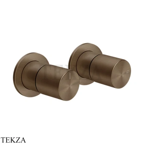 Gessi Habito UNITO Смеситель для душа с переключателем 2 потока ванна-душ 70079-761, Coffee Bronze Br. PVD