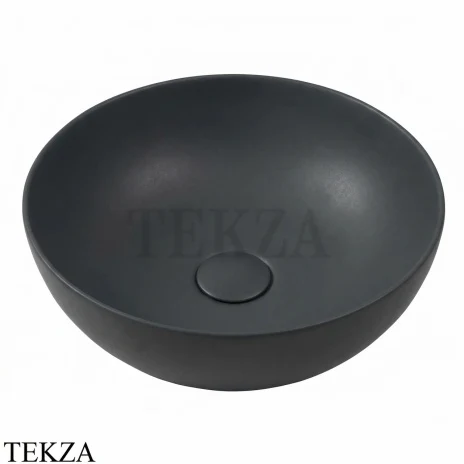 Hatria HAPPY HOUR 06:00 Slim Раковина накладная, без перелива A0Y1VF08, антрацит