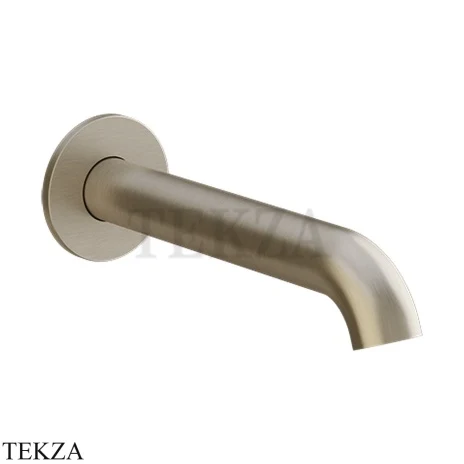 Gessi Origini NEUTRAL Излив для ванны настенный монтаж 66103-149, Finox Brushed Nickel