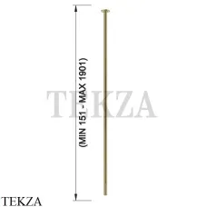 Gessi INCISO Излив для раковины потолочный под размер 15-190 см 58299-727, Brushed Brass