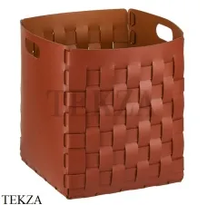 ADJ Bottega Корзина-ёмкость для мелочей высокая 35x35 см 1047.30/09, бордо/коньяк