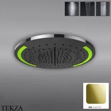 Gessi COLOUR Накладная душевая панель 350, 4 функции 57878-246, Gold PVD