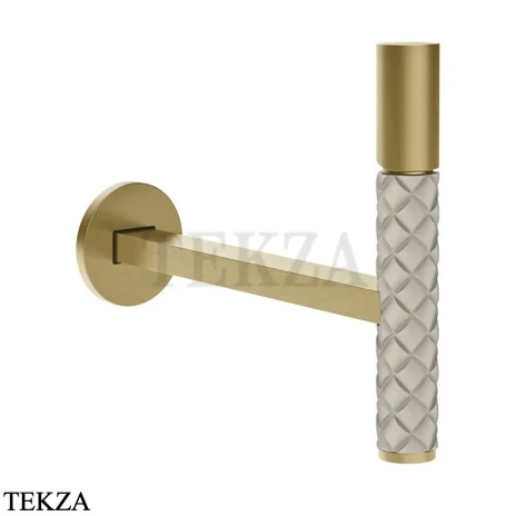 Gessi Pelle Tresse Смеситель для раковины, внешняя часть 78688-435, Crème/Brass Br. PVD