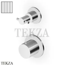 Zucchetti Helm Vertical Термостат для душа на 2-3 потока, внешняя часть ZH5806.XG2, нержавеющая сталь brushed