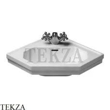Duravit 1930 Series Раковина угловая с переливом 0793420000, белый глянец