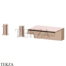 Newform Cascate Смеситель на борт ванны каскад 70032.M0.075, Copper glossy