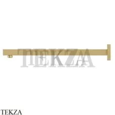 Newform Кронштейн для душа квадратный настенный L=420 26585.59.097, PVD Br. Gold