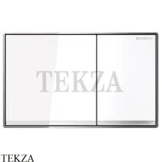 Geberit Sigma60 Клавиша смыва, стекло 115.640.SI.1, цвет белый глянец