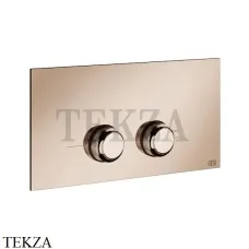 Gessi VENTI20 Клавиша смыва для инсталляции Viega Prevista 54661-030, Copper глянец