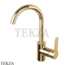 FIMA Carlo Frattini MAST Смеситель для раковины, с донным клапаном, F3151OS, Brushed gold