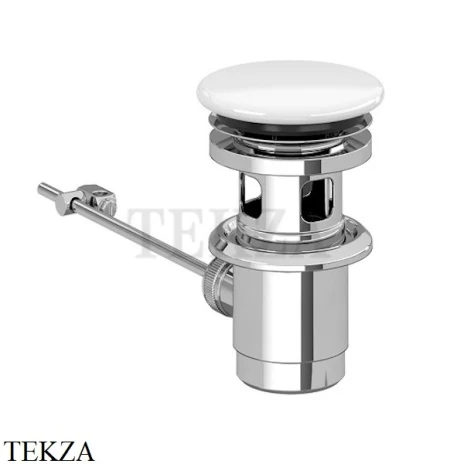 Villeroy & Boch Нажимной донный клапан с керамической крышкой 68100001, белый глянец