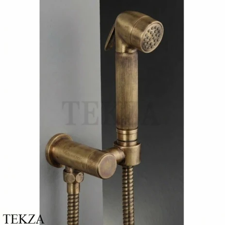 Nicolazzi Doccia Гигиенический душ Tondo сдержателем 5523OG, Raw Brass