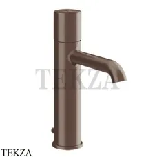 Gessi Habito UNITO Смеситель для раковины средний, с донным клапаном 70005-845, Dark Bronze