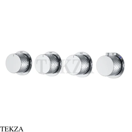 Boheme Stick Diamond Термостат для ванны, 5 потоков, 124-T-5-CR.1, хром глянец