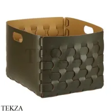 ADJ Dubai Корзина-ёмкость для мелочей 35x40 см 2048.55/40, оливковый/горчичный